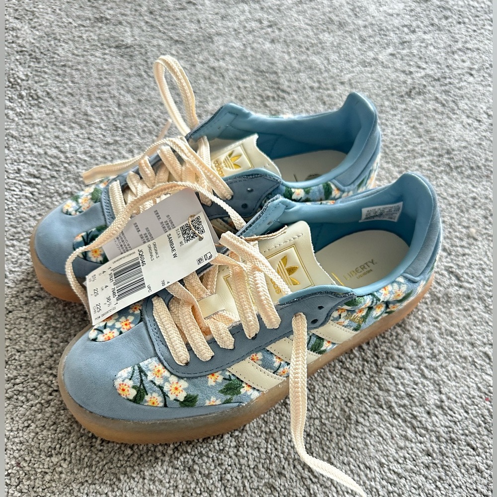 Adidas Sambae by Liberty London size 5.5US new